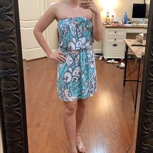 Lilly Pulitzer Strapless Cocktail Dress